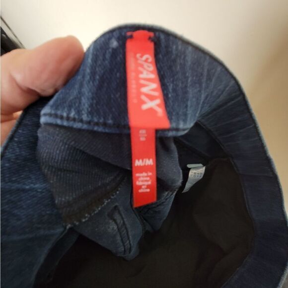 SPANX Jean-ish Ankle Leggings Medium Rinse Women's Medium - Picture 3 of 5